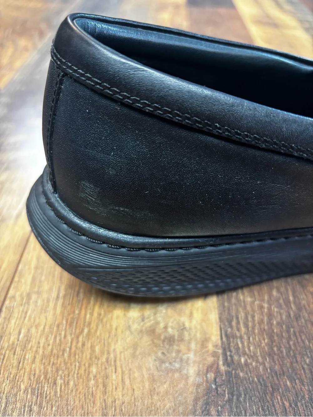 MBT Men's Asante 7 slip-on dress shoes, nappa leather, rocker bottom, size 10